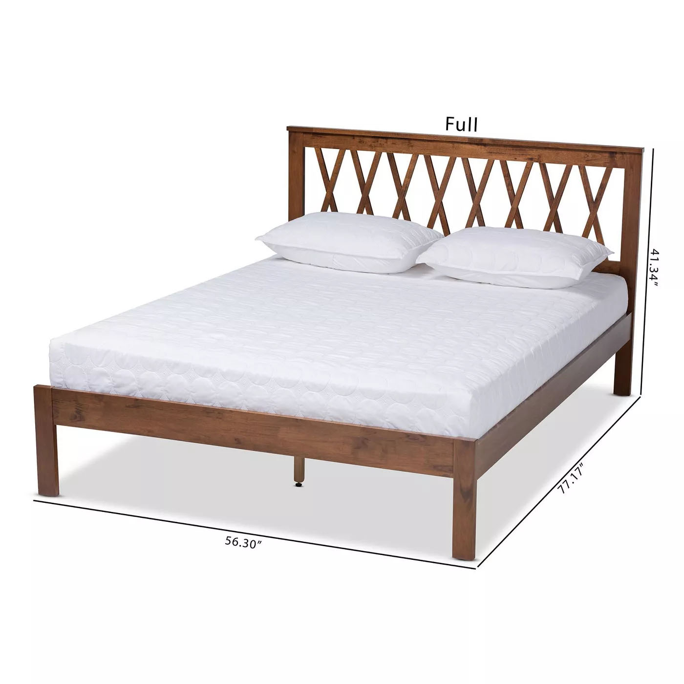 contemporary full size bed