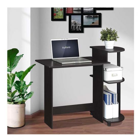 Computer Desk With Side Shelves